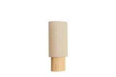 Table lamp 30x20x70 cm LASLO wood natural+linen natural