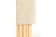 Table lamp 30x20x70 cm LASLO wood natural+linen natural