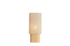 Table lamp 30x20x70 cm LASLO wood natural+linen natural