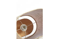 Table lamp 30x20x94 cm LASLO wood natural+linen natural