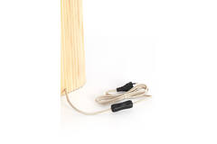 Table lamp 30x20x94 cm LASLO wood natural+linen natural