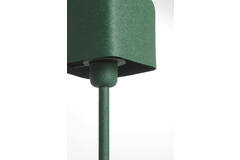 Tafellamp 13x13x36 cm ELENIE mat donker groen