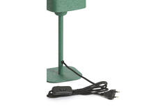 Tafellamp 13x13x36 cm ELENIE mat donker groen