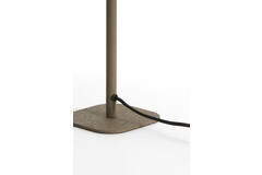 Table lamp 13x13x36 cm ELENIE matt dark brown