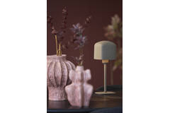 Table lamp 13x13x36 cm ELENIE matt dark brown
