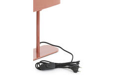 Table lamp 20x10x36 cm ELENIE shiny dark coral