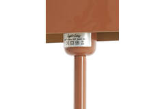 Table lamp 20x10x36 cm ELENIE shiny dark orange