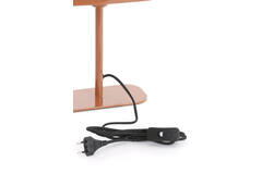 Table lamp 20x10x36 cm ELENIE shiny dark orange
