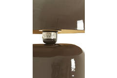 Table lamp 37x26x37 cm TODD shiny dark brown
