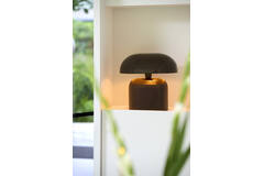 Table lamp 37x26x37 cm TODD shiny dark brown