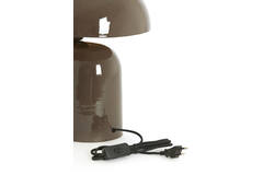 Table lamp 37x26x37 cm TODD shiny dark brown