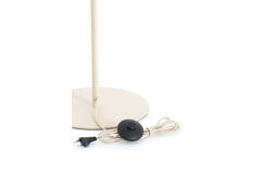 Floor lamp Ø35x165 cm SOLUNE linen natural+sand