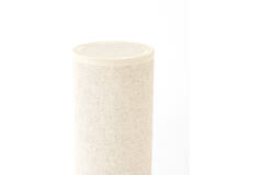 Table lamp LED Ø10x25 cm BRYLO linen natural+wood dark brown
