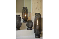 Table lamp Ø18x60 cm SAMRET matt brown-bronze