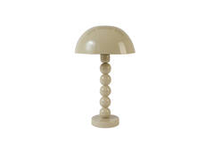 Table lamp Ø26x43 cm KRADINU shiny light grey