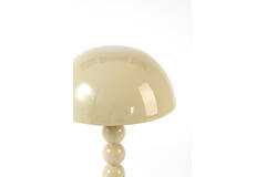 Table lamp Ø26x43 cm KRADINU shiny light grey