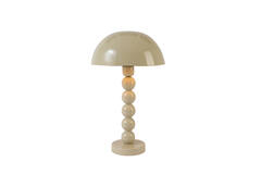 Table lamp Ø26x43 cm KRADINU shiny light grey