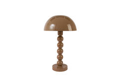Table lamp Ø26x43 cm KRADINU shiny terra-orange