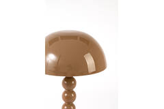 Table lamp Ø26x43 cm KRADINU shiny terra-orange