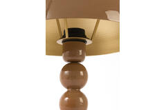 Table lamp Ø26x43 cm KRADINU shiny terra-orange