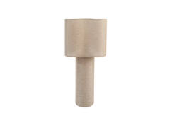 Table lamp Ø25x50 cm BRANY linen light brown