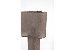 Table lamp Ø25x50 cm BRANY linen dark brown