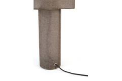 Table lamp Ø25x50 cm BRANY linen dark brown