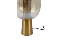 Table lamp Ø30x57 cm MINDELO glass amber+gold