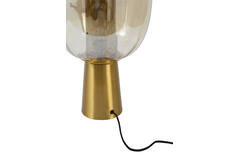 Table lamp Ø30x57 cm MINDELO glass amber+gold