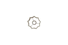 Shade cylinder 18-18-25 cm DISLI natural