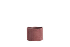 Shade cylinder 20-20-15 cm BLUSH red