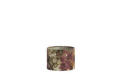 Shade cylinder 20-20-15 cm ROSEWOOD white
