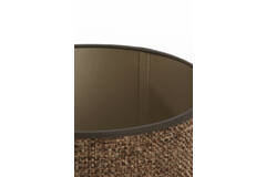 Kap cilinder 20-20-15 cm SAVERNA donker bruin