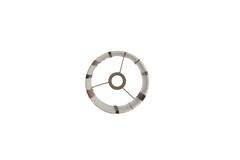 Kap cilinder 20-20-30 cm MEDAN crème+bruin+donker bruin