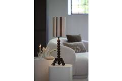 Kap cilinder 20-20-30 cm MEDAN crème+bruin+donker bruin