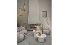 Shade cylinder 20-20-30 cm MEDANA chenille cream