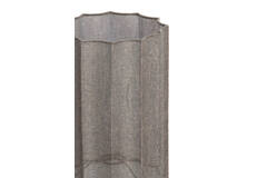 Shade cylinder 24-24-35 cm DISLI linen brown