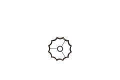 Shade cylinder 24-24-35 cm DISLI linen brown