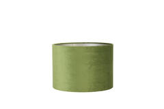 Kap cilinder 25-25-18 cm VELOURS olive green