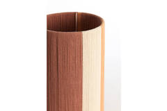 Kap cilinder 25-25-36 cm MEDAN koraal+terra+crème