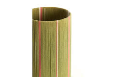 Kap cilinder 25-25-36 cm MEDAN groen+roze+crème