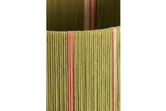 Kap cilinder 25-25-36 cm MEDAN groen+roze+crème