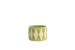 Shade cylinder 25-25-18 cm HANNAH green+mint green