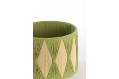 Shade cylinder 25-25-18 cm HANNAH green+mint green