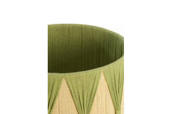 Shade cylinder 25-25-18 cm HANNAH green+mint green
