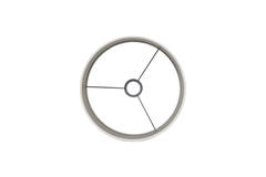 Kap cilinder 25-25-18 cm VELOURS off white