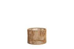 Pantalla de lámpara cilindro 25-25-18 cm TOSSA yute natural