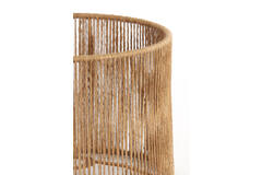 Pantalla de lámpara cilindro 25-25-18 cm TOSSA yute natural