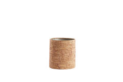 Kap cilinder 25-25-27 cm OSIRE terra-bruin