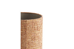 Kap cilinder 25-25-27 cm OSIRE terra-bruin